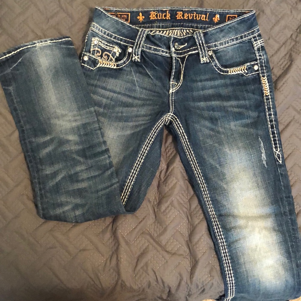 Rock revival capris